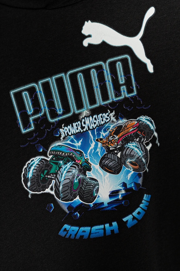Chlapec Detská mikina Puma PUMA X HOT WHEELS Graphic Hoodie TR 632396 čierna