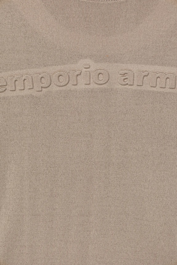 Хлопчик Вовняний дитячий светр Emporio Armani EB000808.AF18839 бежевий
