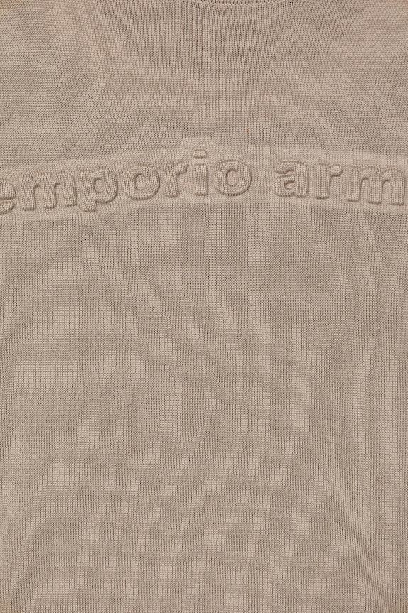 Хлопчик Вовняний дитячий светр Emporio Armani EB000808.AF18839 бежевий