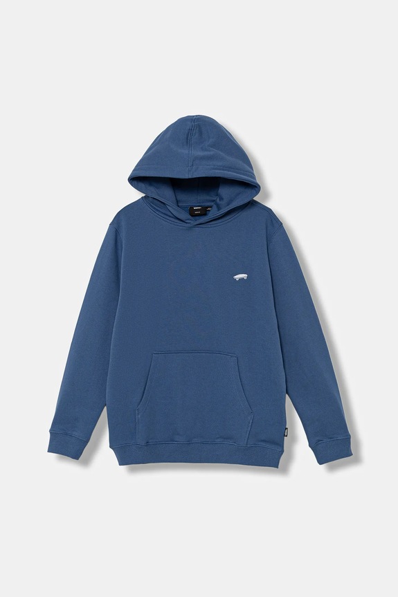Detská bavlnená mikina Vans B SALTON LOOSE PO bavlna modrá VN000P5T5TU1