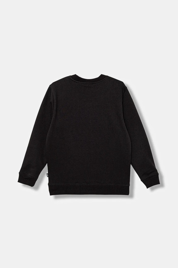Vans felpa per bambini Classic Oval Crew VN000PWVBLK1 nero AW25