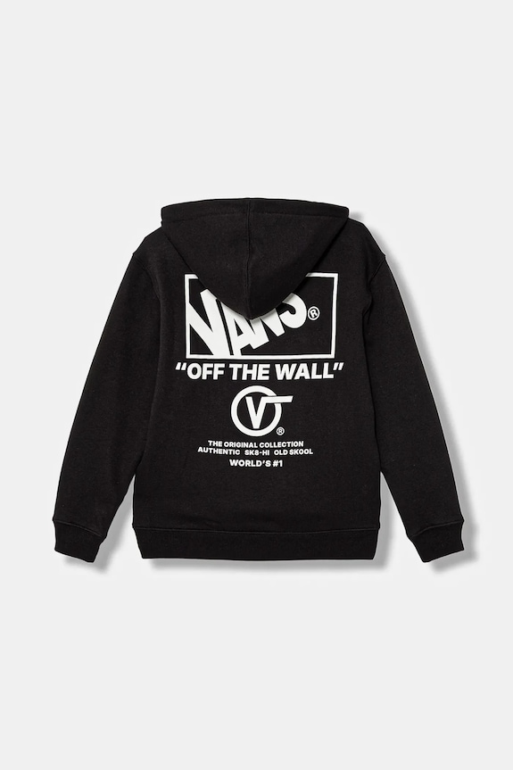 Vans felpa per bambini Stockpile Pullover VN000PWXBLK1 nero AW25