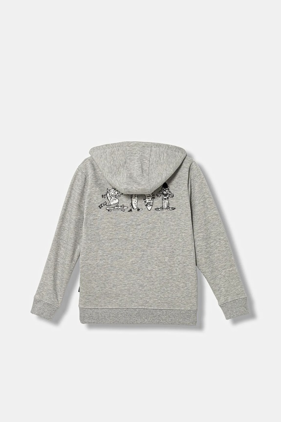 Παιδική μπλούζα Vans Sk8 Posse Full Zip VN000PYU02F1 γκρί AW25