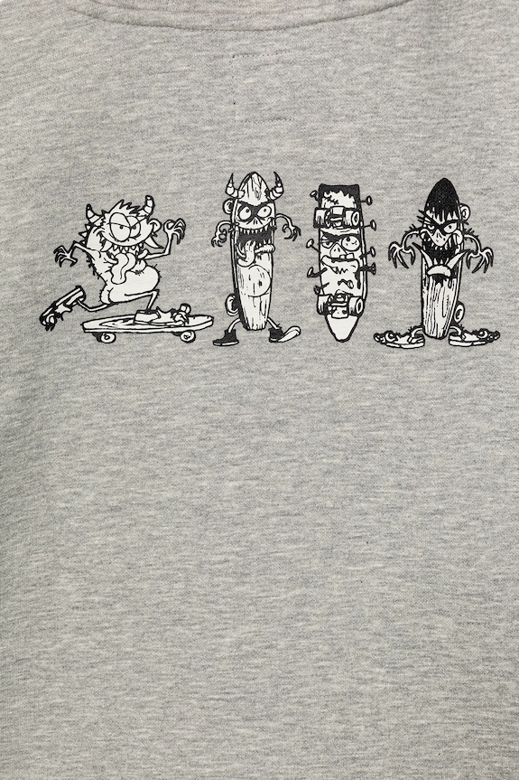 Αγορίστικα Παιδική μπλούζα Vans Sk8 Posse Full Zip VN000PYU02F1 γκρί