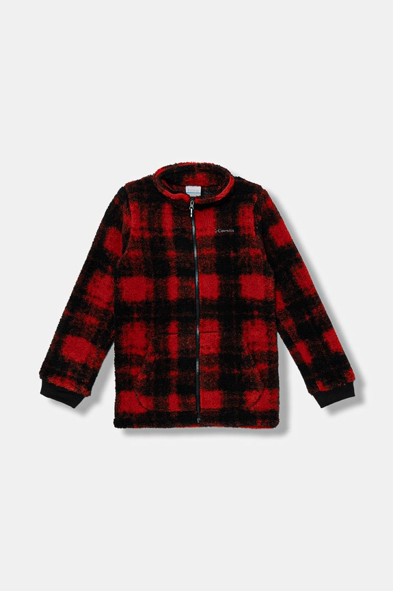 Βρεφική μπλούζα fleece Columbia Rugged Ridge χωρίς κουκούλα κόκκινο 2097021