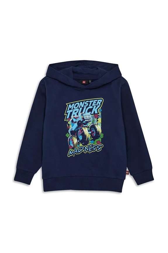 Παιδική βαμβακερή μπλούζα Lego LWSAKU 608 στάμπα σκούρο μπλε 11010924