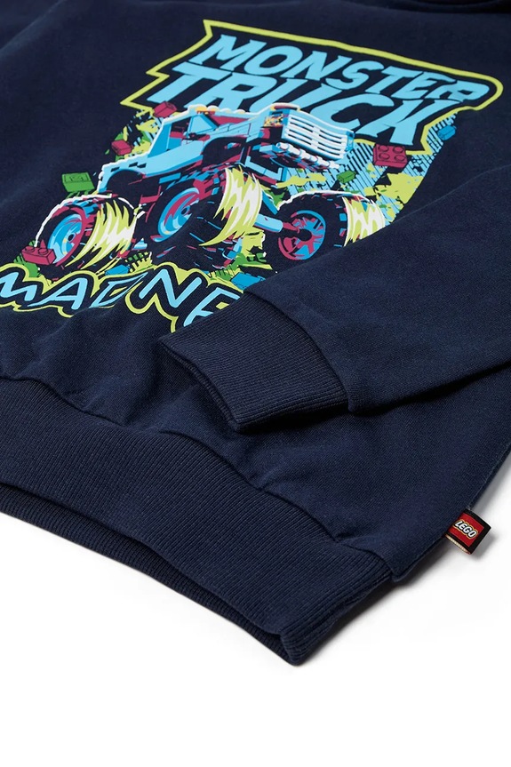 Παιδική βαμβακερή μπλούζα Lego LWSAKU 608 σκούρο μπλε 11010924