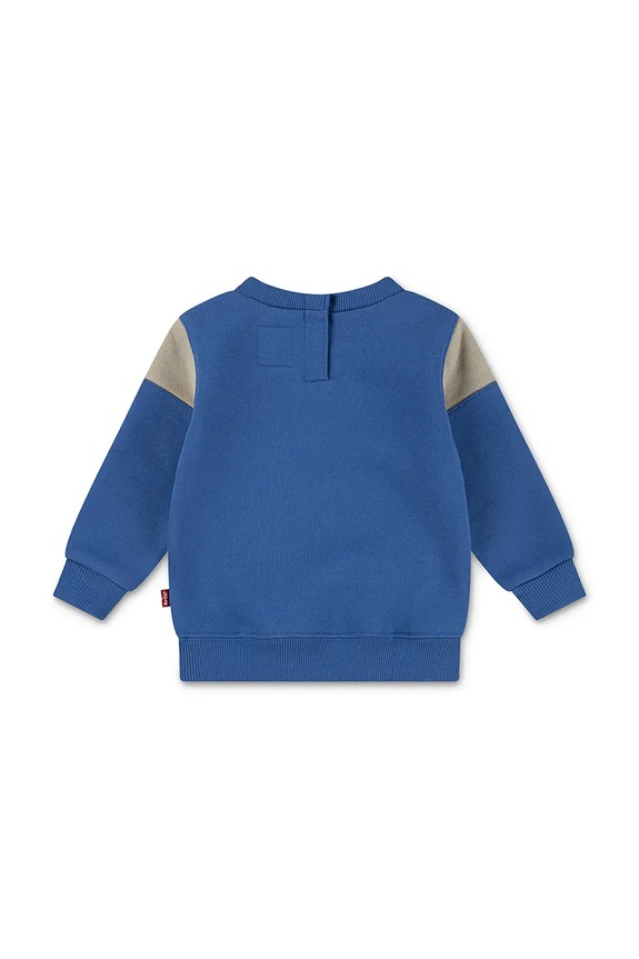 Levi's felpa per bambini LEVI'S SPORTY CREW 6EN726 blu AW25