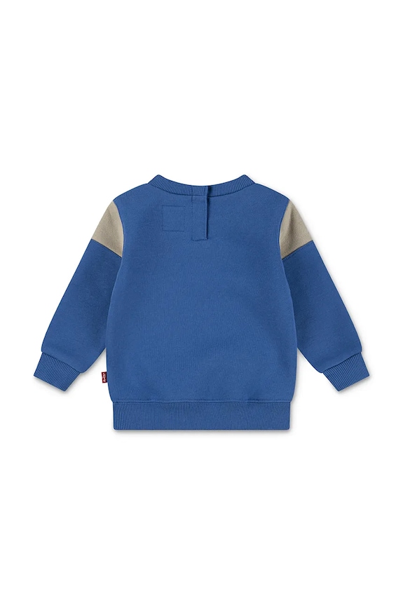 Levi's felpa per bambini LEVI'S SPORTY CREW 6EN726 blu AW25