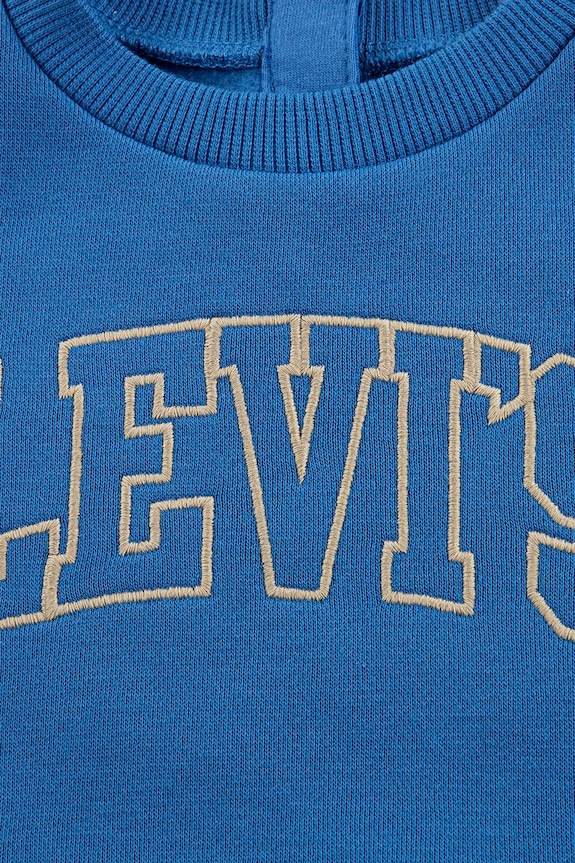Levi's felpa per bambini LEVI'S SPORTY CREW blu 6EN726