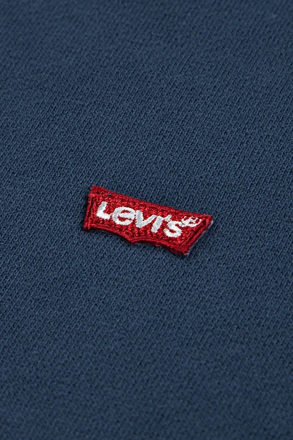 Chlapec Detská mikina Levi's CUTOFF LEVI'S HOODIE 8EN719 tmavomodrá