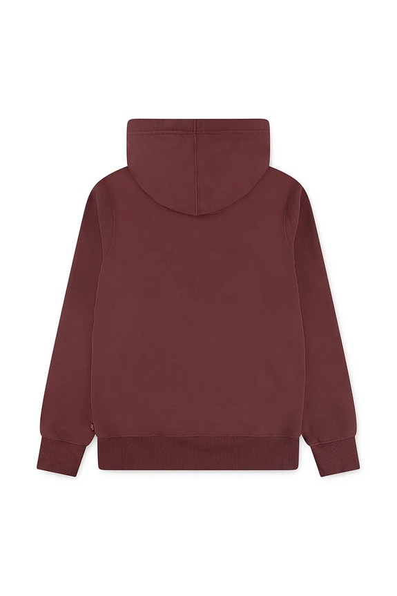 Παιδική μπλούζα Levi's SADDLE MAN HOODIE 9EN717 μπορντό AW25