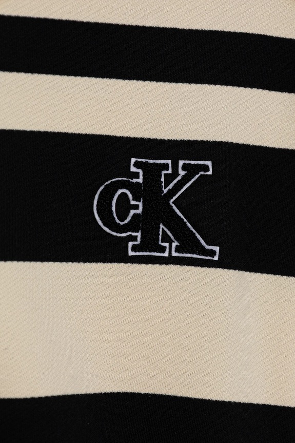 Dječaci Dječja pamučna dukserica Calvin Klein Jeans IB0IB02558.104.116.9BYA crna