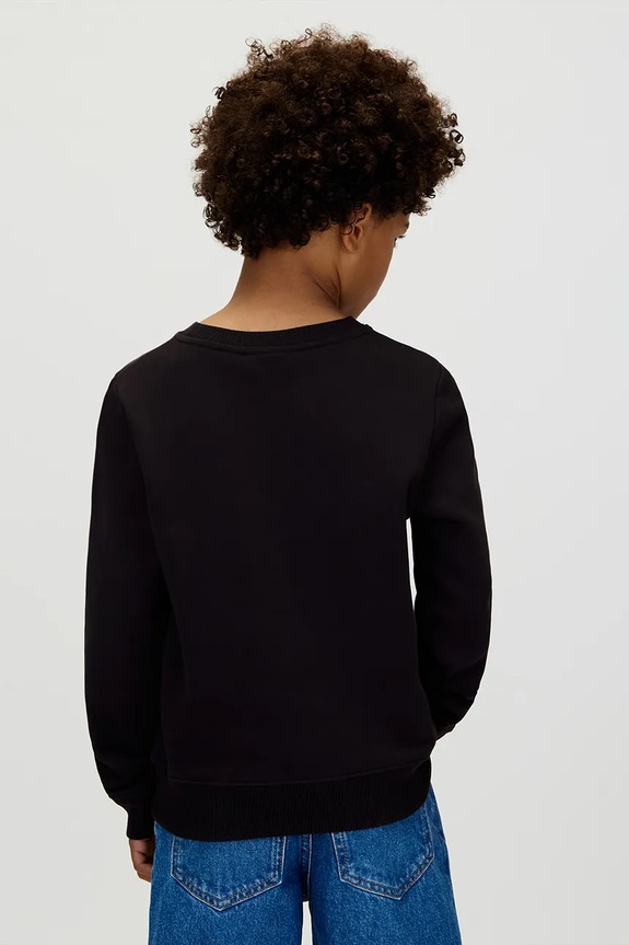 Παιδική μπλούζα Calvin Klein Jeans μαύρο IB0IB02585.9BYA