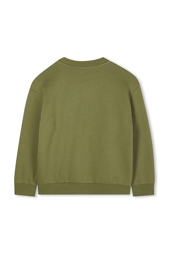 Chłopiec Kenzo Kids bluza bawełniana dziecięca K61432.86.108 zielony