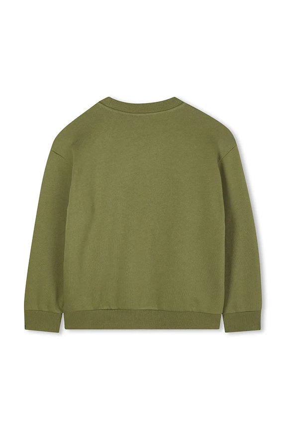 Chłopiec Kenzo Kids bluza bawełniana dziecięca K61432.114.108 zielony