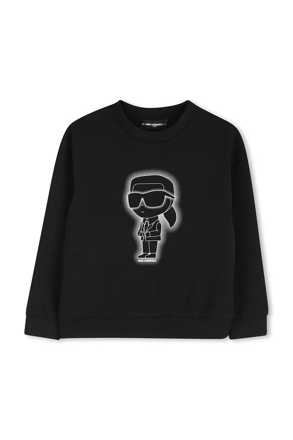 Karl Lagerfeld bluza dziecięca Z30637.86.108 czarny AW25