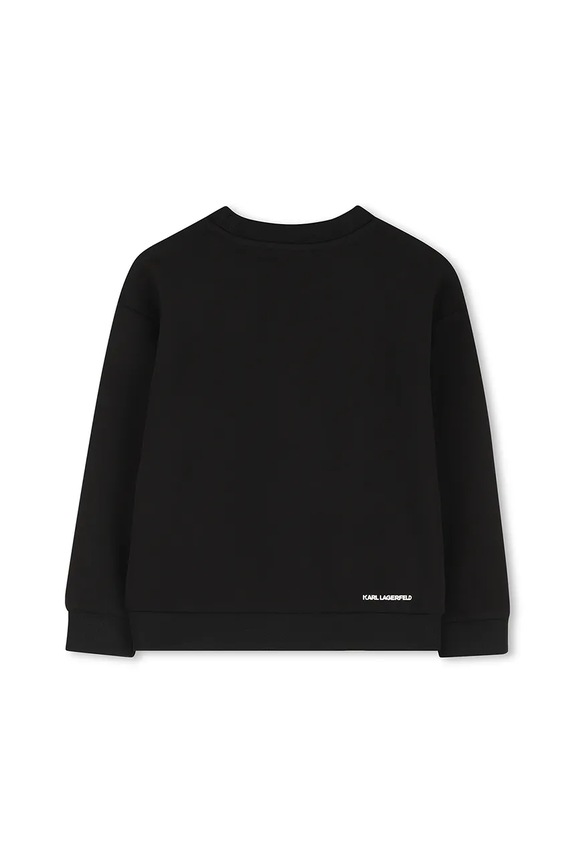 Chłopiec Karl Lagerfeld bluza dziecięca Z30637.86.108 czarny