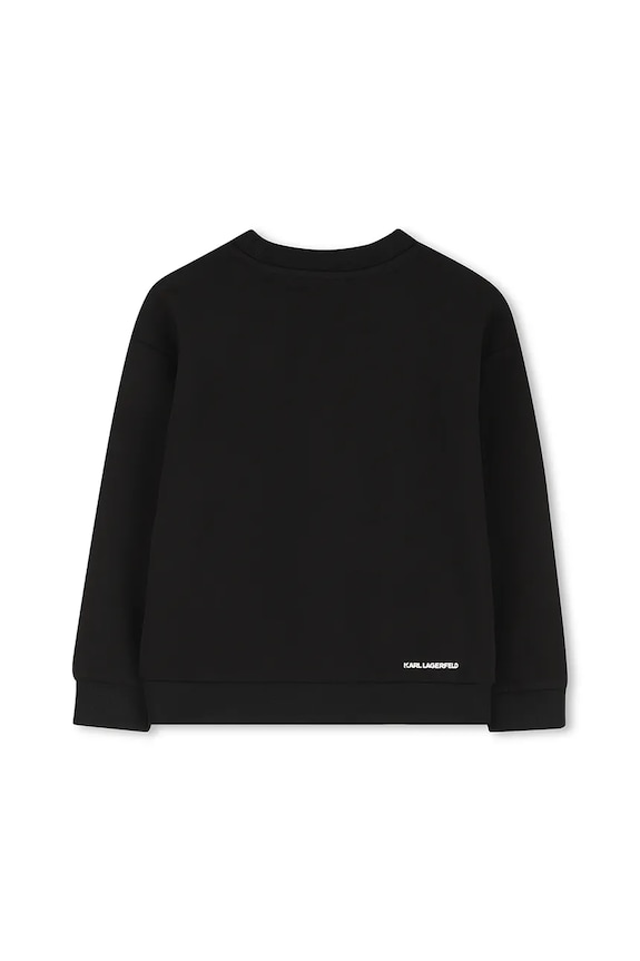 Chłopiec Karl Lagerfeld bluza dziecięca Z30637.86.108 czarny