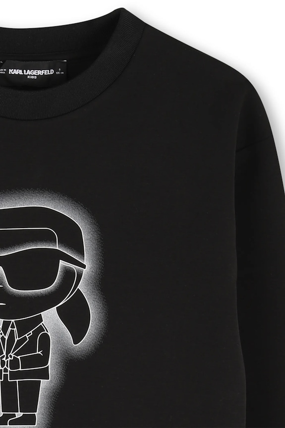 Karl Lagerfeld bluza dziecięca czarny Z30637.86.108