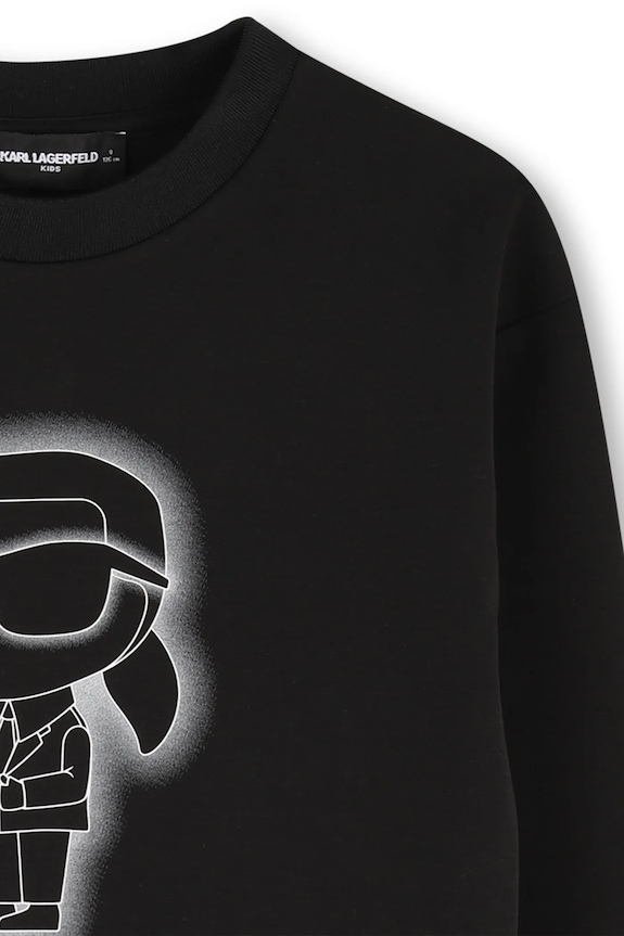 Karl Lagerfeld bluza dziecięca czarny Z30637.114.150