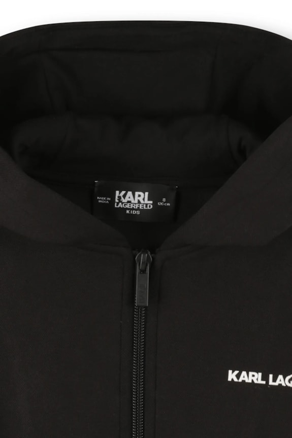 Detská mikina Karl Lagerfeld čierna Z30641.86.108