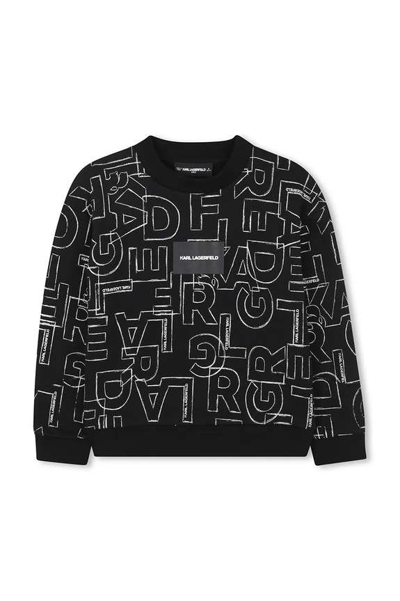 Karl Lagerfeld bluza dziecięca Z30642.114.150 czarny AW25
