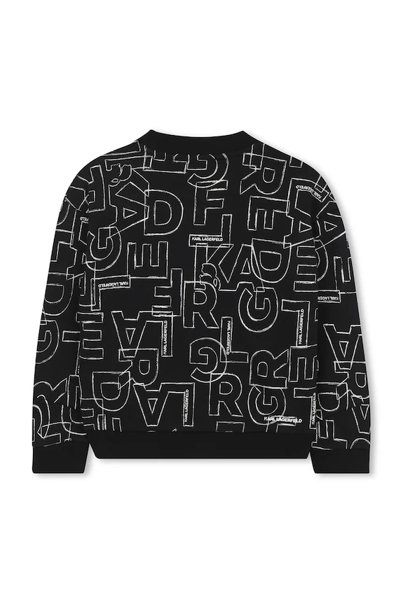 Chłopiec Karl Lagerfeld bluza dziecięca Z30642.114.150 czarny