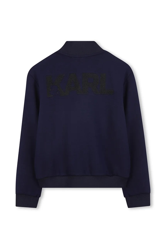 Detská mikina Karl Lagerfeld Z30646.86.108 tmavomodrá AW25