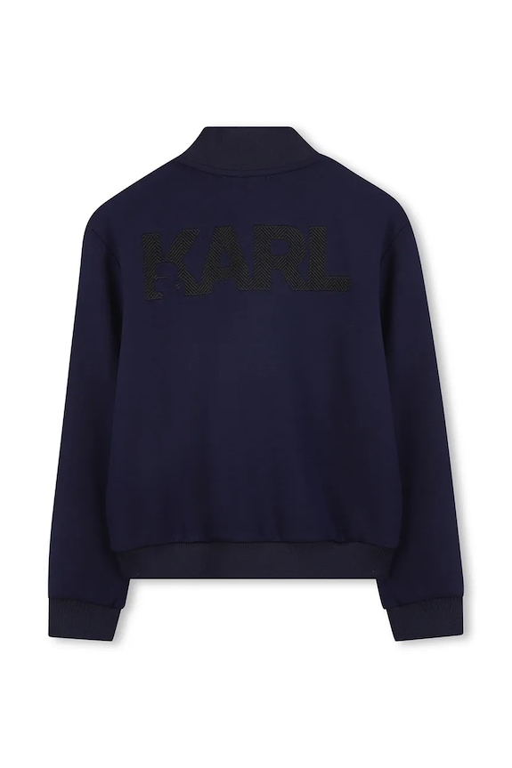 Detská mikina Karl Lagerfeld Z30646.86.108 tmavomodrá AW25