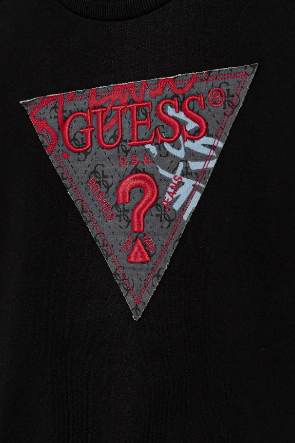 Chłopiec Guess bluza bawełniana dziecięca L5BQ02.KAD74.9BYA czarny