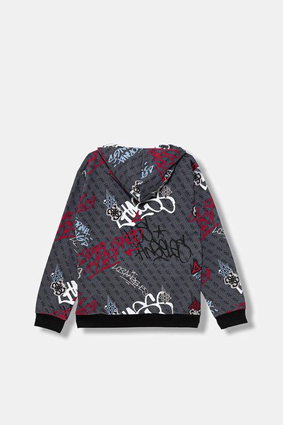 Παιδική βαμβακερή μπλούζα Guess L5BQ04.KAD74.9BYA γκρί AW25