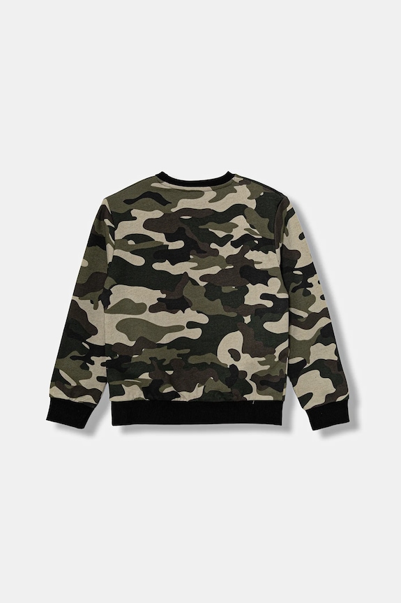 Guess bluza bawełniana dziecięca L5BQ05.KAD74.9BYA zielony AW25