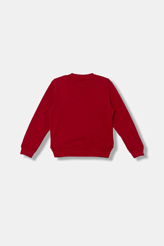 Dječja pamučna dukserica Guess L5BQ07.KAD74.9BYA crvena AW25