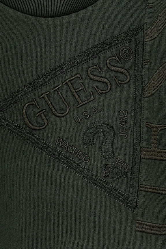 Chłopiec Guess bluza bawełniana dziecięca L5BQ08.KAD74.9BYA zielony