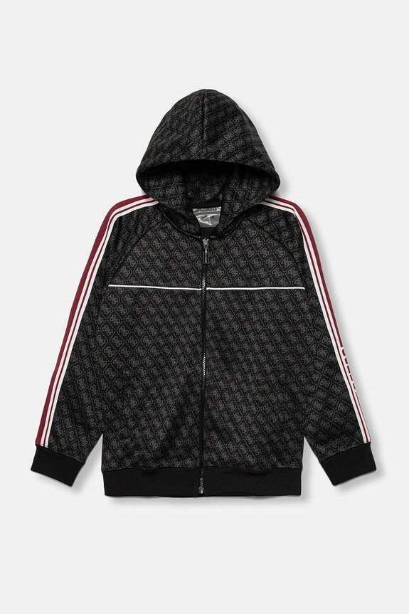 Detská mikina Guess s kapucňou čierna L5BQ26.K2042.9BYA