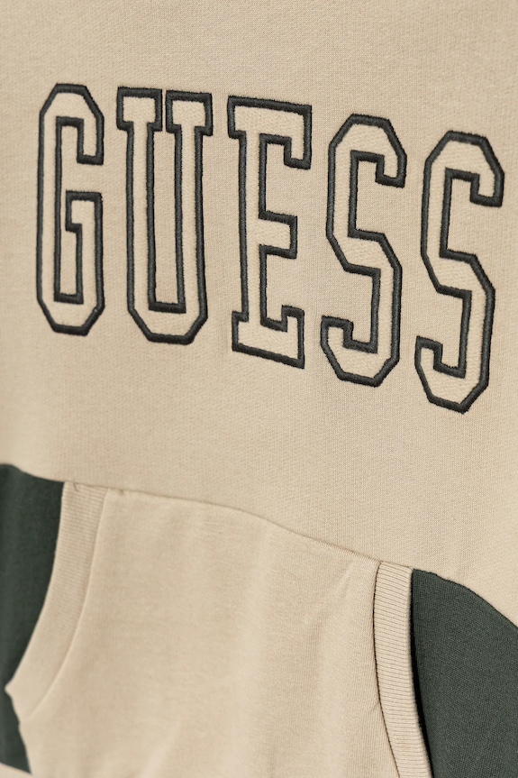 Αγορίστικα Παιδική βαμβακερή μπλούζα Guess N5BQ01.KAX74.9BYA μπεζ