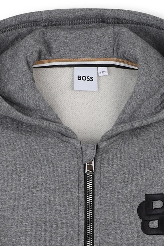 BOSS bluza dziecięca szary J52320.114.150