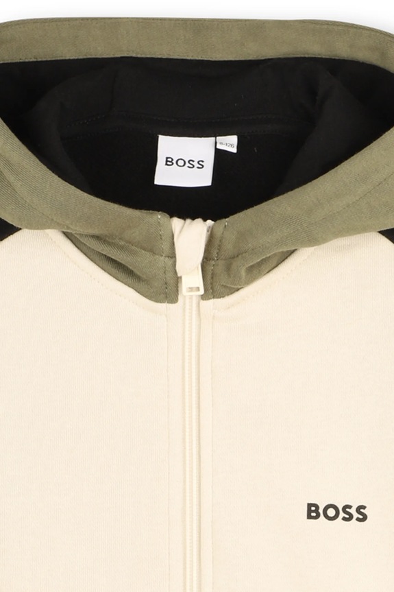 Detská mikina BOSS béžová J52322.114.150