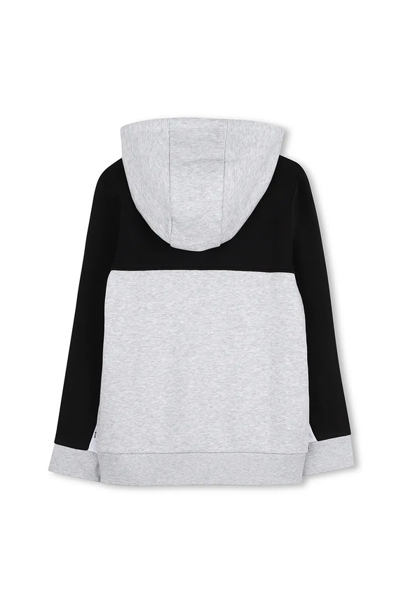 Detská mikina BOSS J52322.162.174 sivá AW25