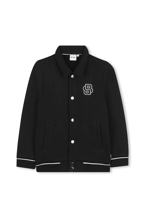 BOSS bluză copii J52325.162.174 negru AW25