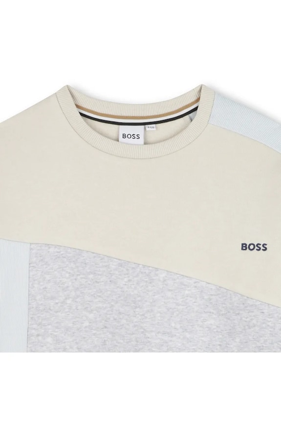 BOSS felpa per bambini beige J52352.102.108