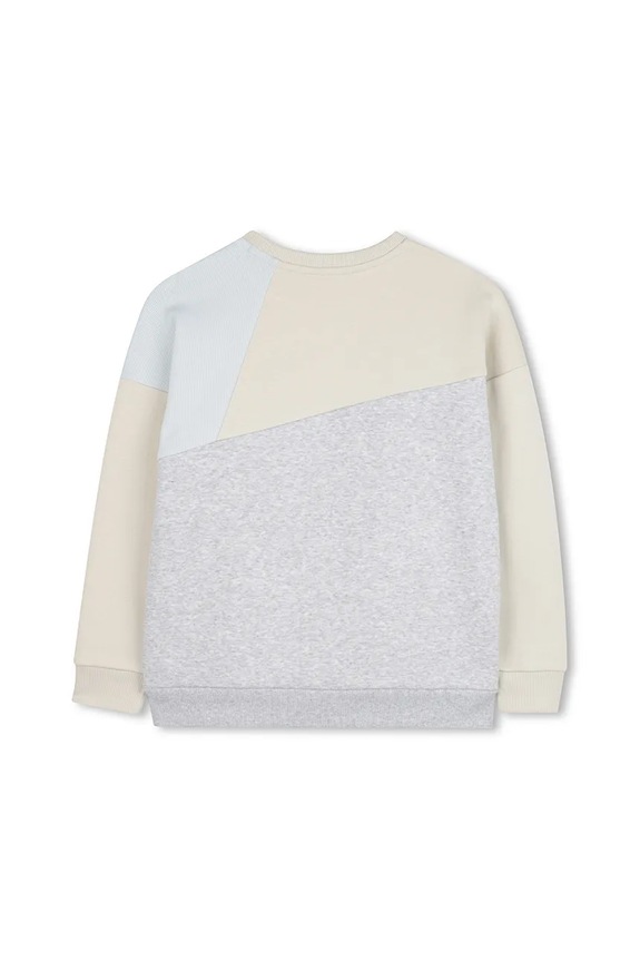 Αγορίστικα Βαμβακερή παιδική μπλούζα BOSS J52352.114.150 μπεζ