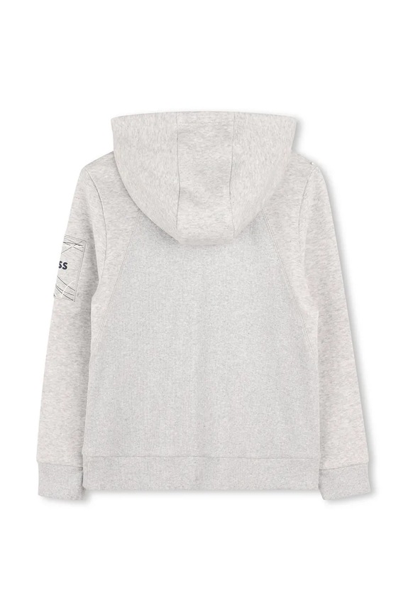 BOSS bluza dziecięca J52354.102.108 szary AW25