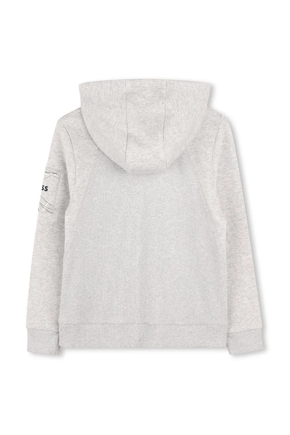BOSS bluza dziecięca J52354.114.150 szary AW25