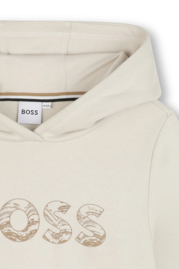 Chłopiec BOSS bluza dziecięca J52355.114.150 beżowy