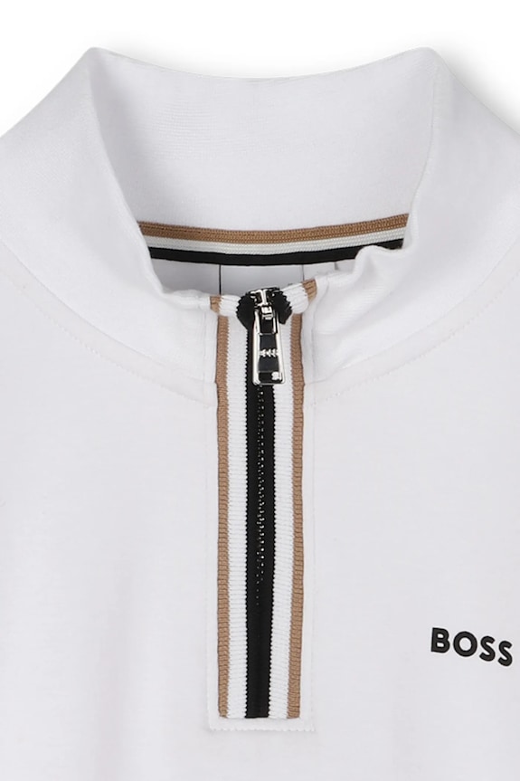 Detská mikina BOSS biela J52359.114.150