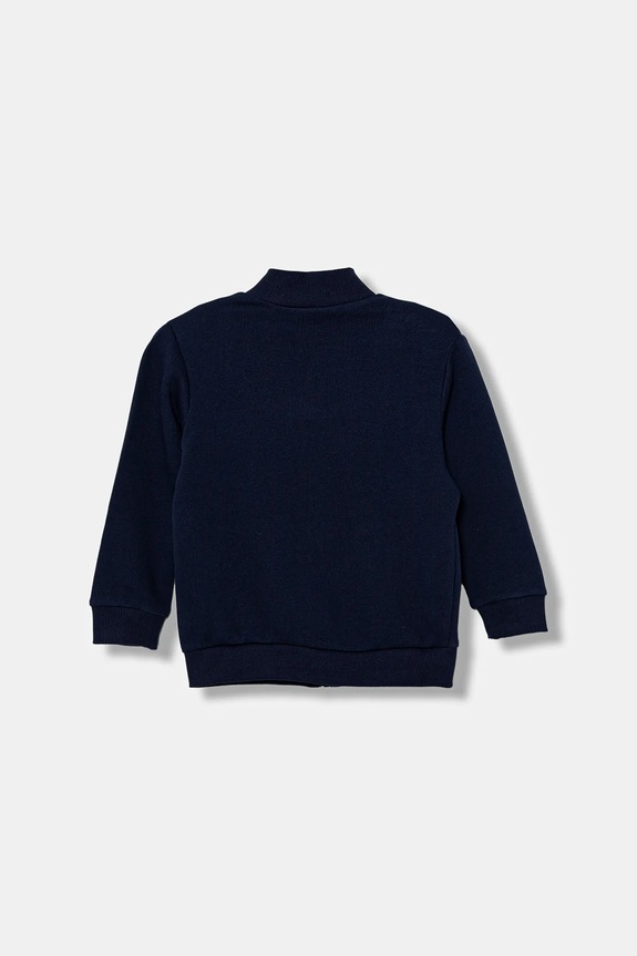 Παιδική βαμβακερή μπλούζα United Colors of Benetton 3J70G5033.P.reproposed σκούρο μπλε AW25