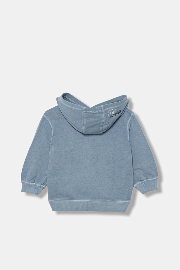 Detská bavlnená mikina United Colors of Benetton 3WITG2015.P.seasonal modrá AW25