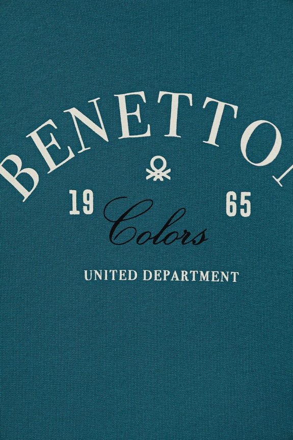 Chlapec Detská bavlnená mikina United Colors of Benetton 3J68C10PZ.G.seasonal tyrkysová